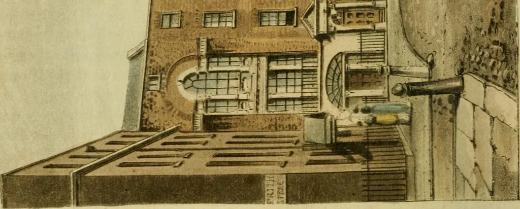 An illustration from The Repository of arts, literature, commerce, manufactures, fashions and politics, 1809, leaf 281