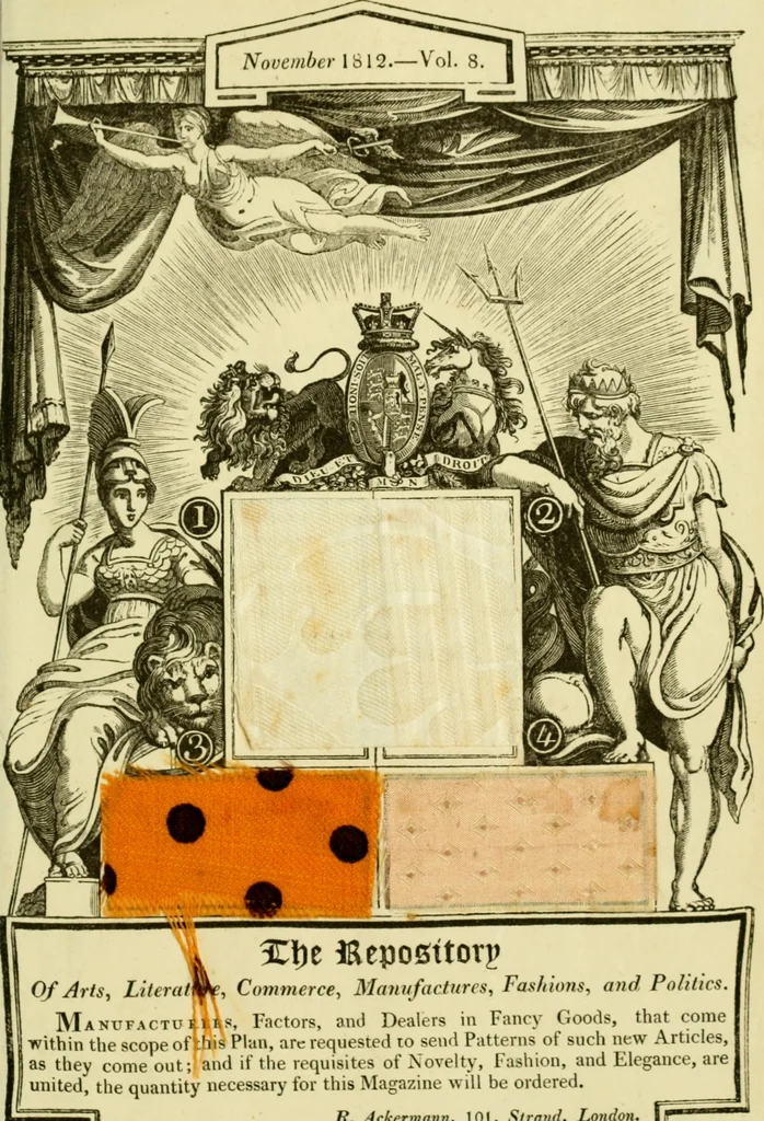 An illustration from The Repository of arts, literature, commerce, manufactures, fashions and politics, 1809, leaf 388