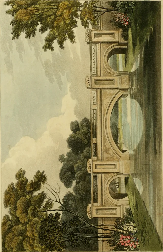 An illustration from The Repository of arts, literature, commerce, manufactures, fashions and politics, 1809, leaf 9
