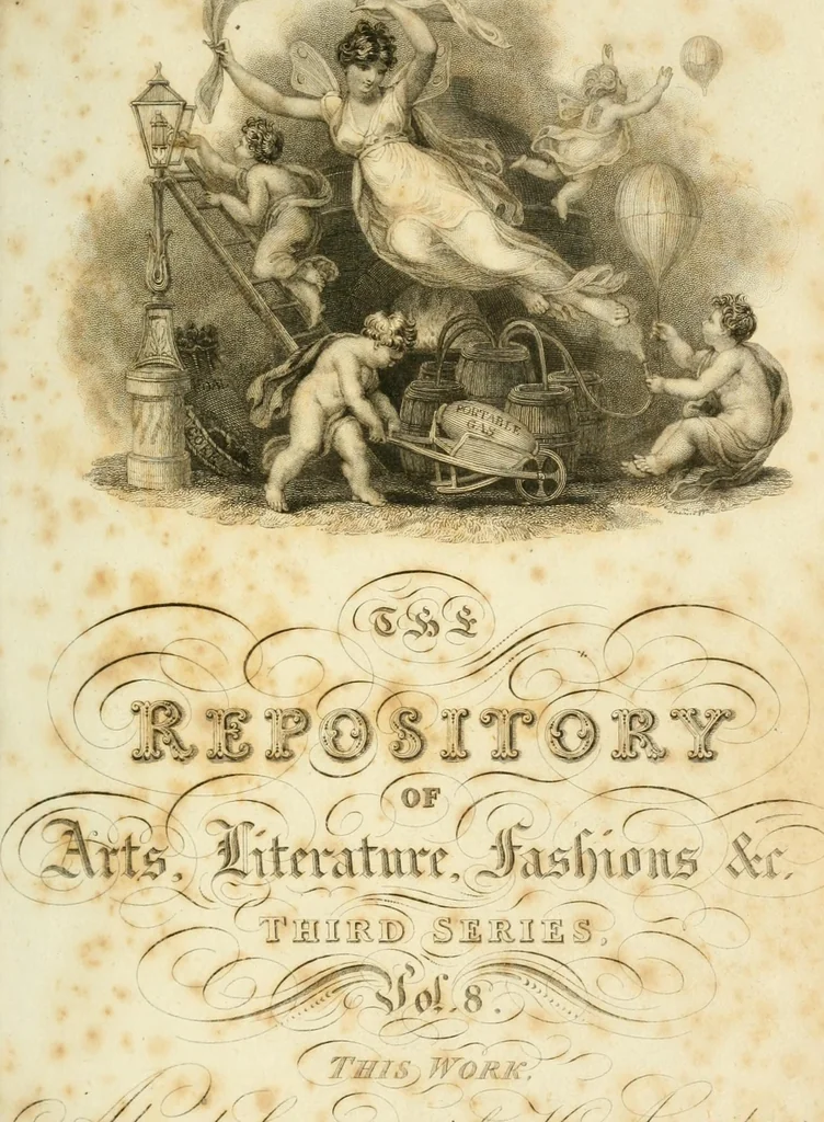 An illustration from The Repository of arts, literature, commerce, manufactures, fashions and politics, 1809, leaf 6
