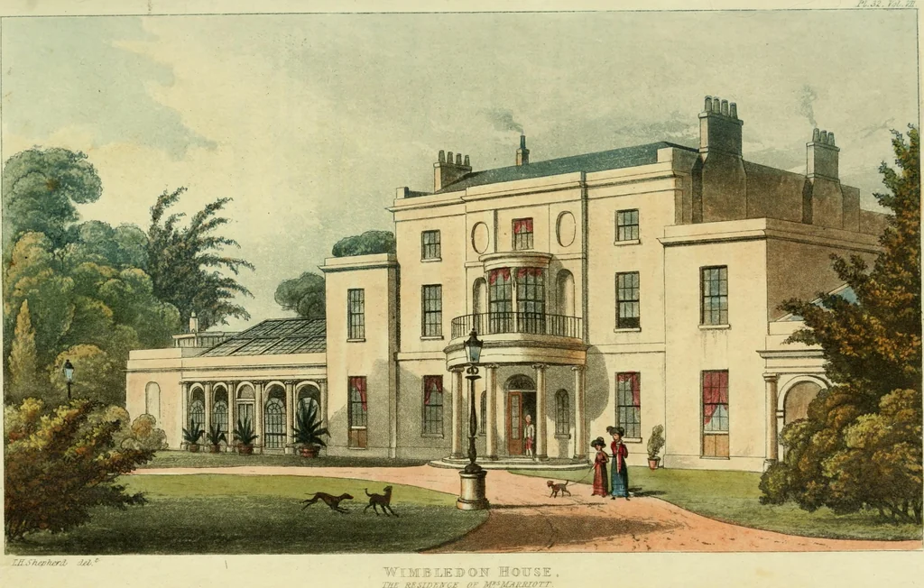 An illustration from The Repository of arts, literature, commerce, manufactures, fashions and politics, 1809, leaf 87