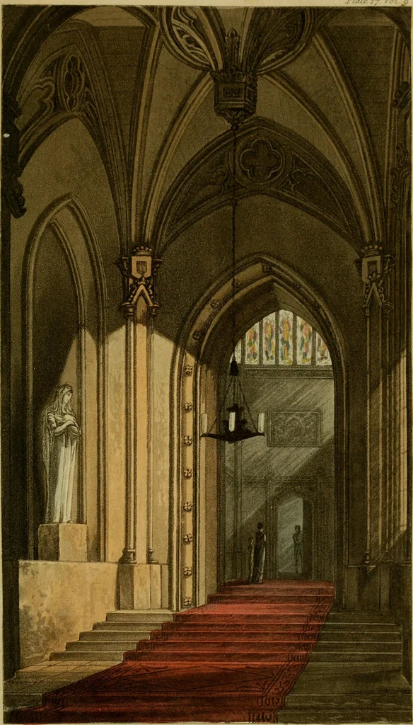 An illustration from The Repository of arts, literature, commerce, manufactures, fashions and politics, 1809, leaf 196