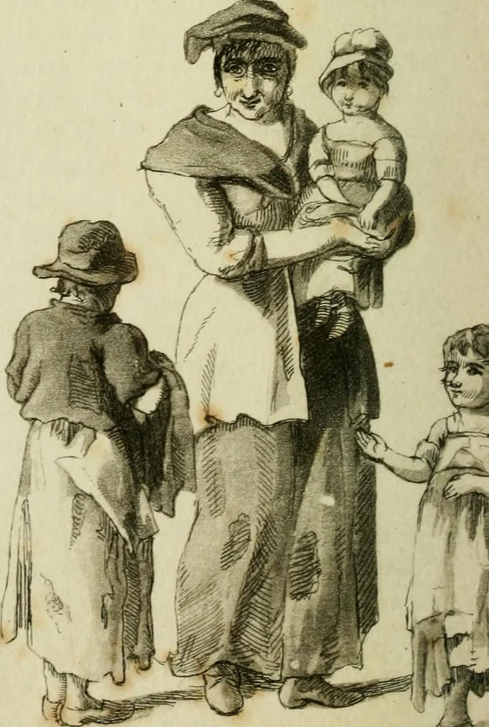 An illustration from The Repository of arts, literature, commerce, manufactures, fashions and politics, 1809, leaf 285
