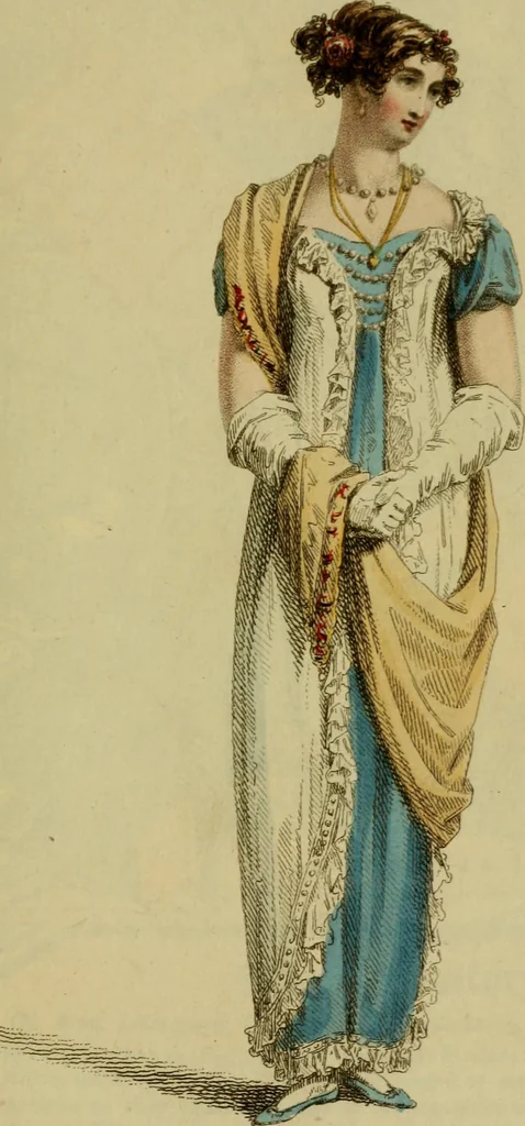 An illustration from The Repository of arts, literature, commerce, manufactures, fashions and politics, 1809, leaf 394