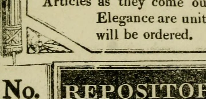 An illustration from The Repository of arts, literature, commerce, manufactures, fashions and politics, 1809, leaf 396