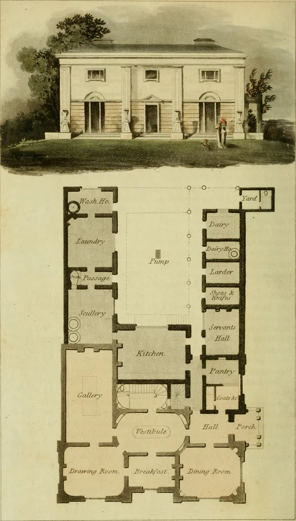 An illustration from The Repository of arts, literature, commerce, manufactures, fashions and politics, 1809, leaf 67