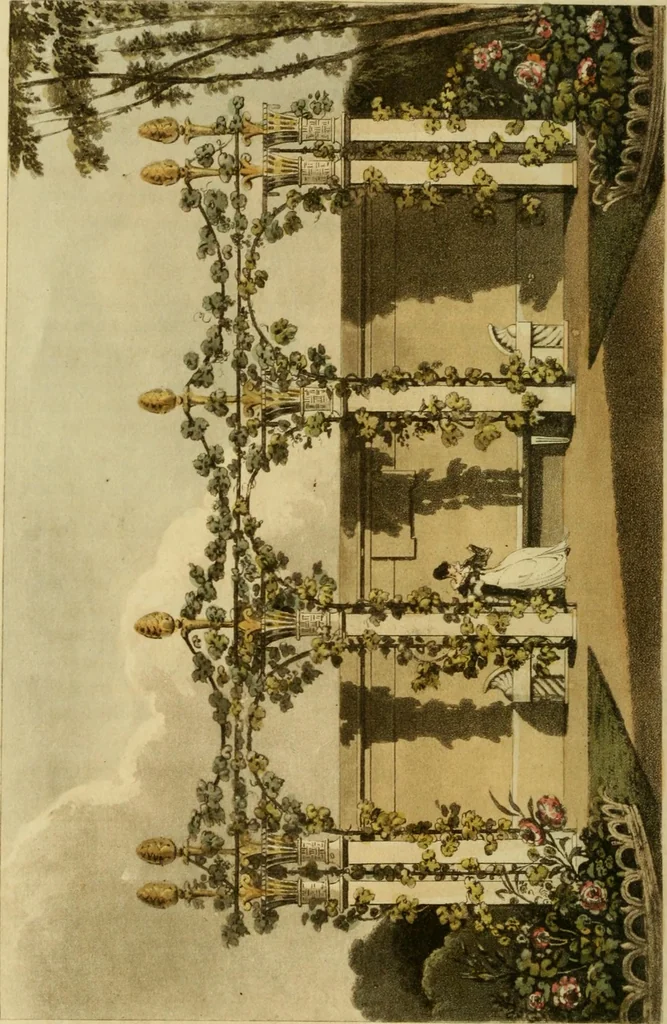 An illustration from The Repository of arts, literature, commerce, manufactures, fashions and politics, 1809, leaf 11