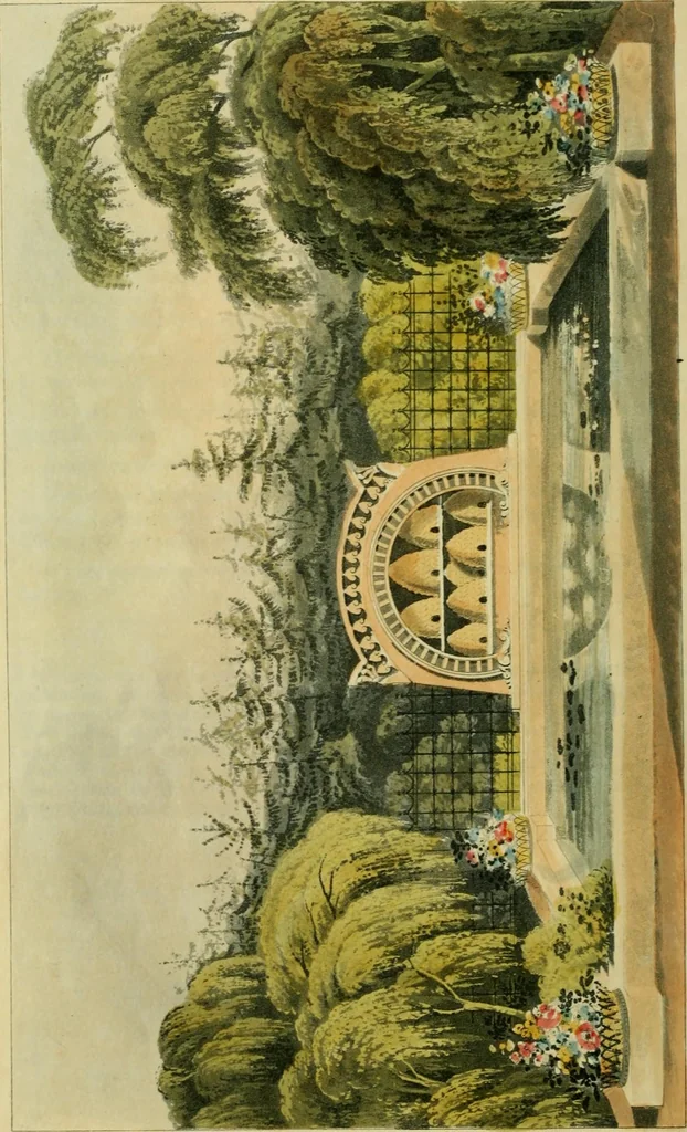 An illustration from The Repository of arts, literature, commerce, manufactures, fashions and politics, 1809, leaf 311