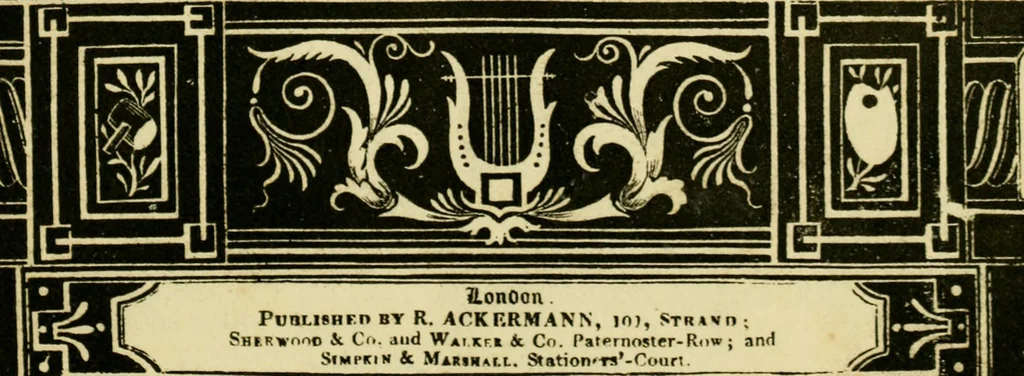 An illustration from The Repository of arts, literature, commerce, manufactures, fashions and politics, 1809, leaf 6