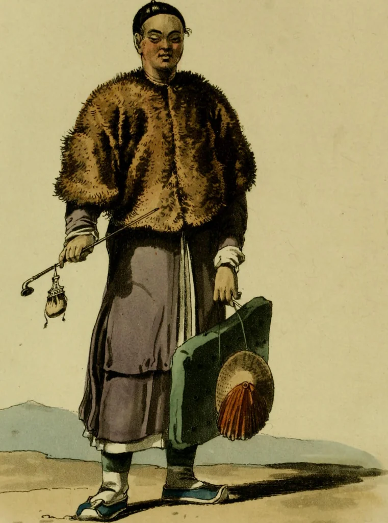 An illustration from Picturesque representations of the dress and manners of the Chinese. Illustrated in fifty coloured engravings, with descriptions, 1814, leaf 111