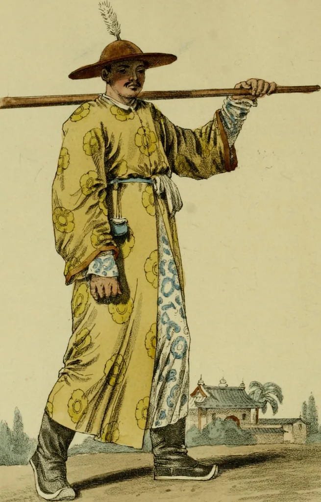 An illustration from Picturesque representations of the dress and manners of the Chinese. Illustrated in fifty coloured engravings, with descriptions, 1814, leaf 131