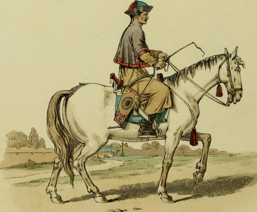 An illustration from Picturesque representations of the dress and manners of the Chinese. Illustrated in fifty coloured engravings, with descriptions, 1814, leaf 159