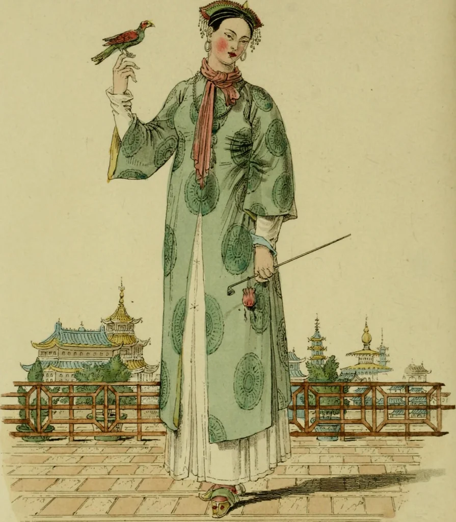 An illustration from Picturesque representations of the dress and manners of the Chinese. Illustrated in fifty coloured engravings, with descriptions, 1814, leaf 179