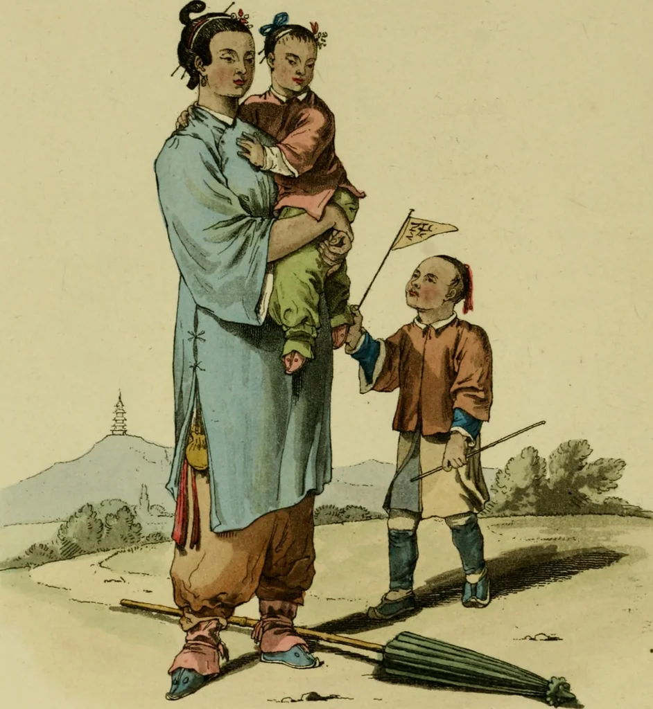 An illustration from Picturesque representations of the dress and manners of the Chinese. Illustrated in fifty coloured engravings, with descriptions, 1814, leaf 183