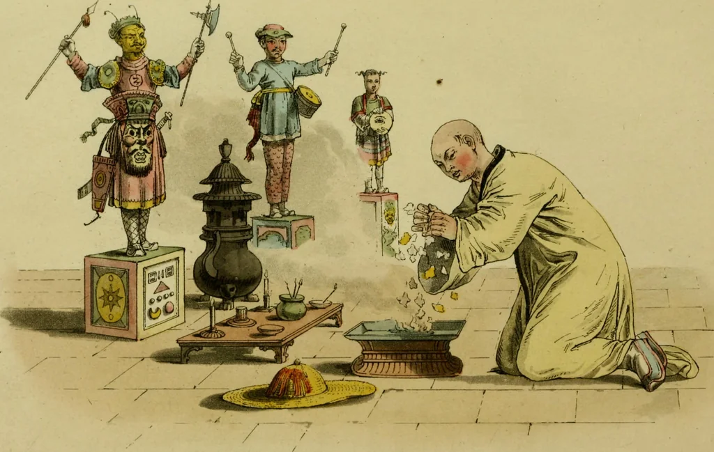 An illustration from Picturesque representations of the dress and manners of the Chinese. Illustrated in fifty coloured engravings, with descriptions, 1814, leaf 31