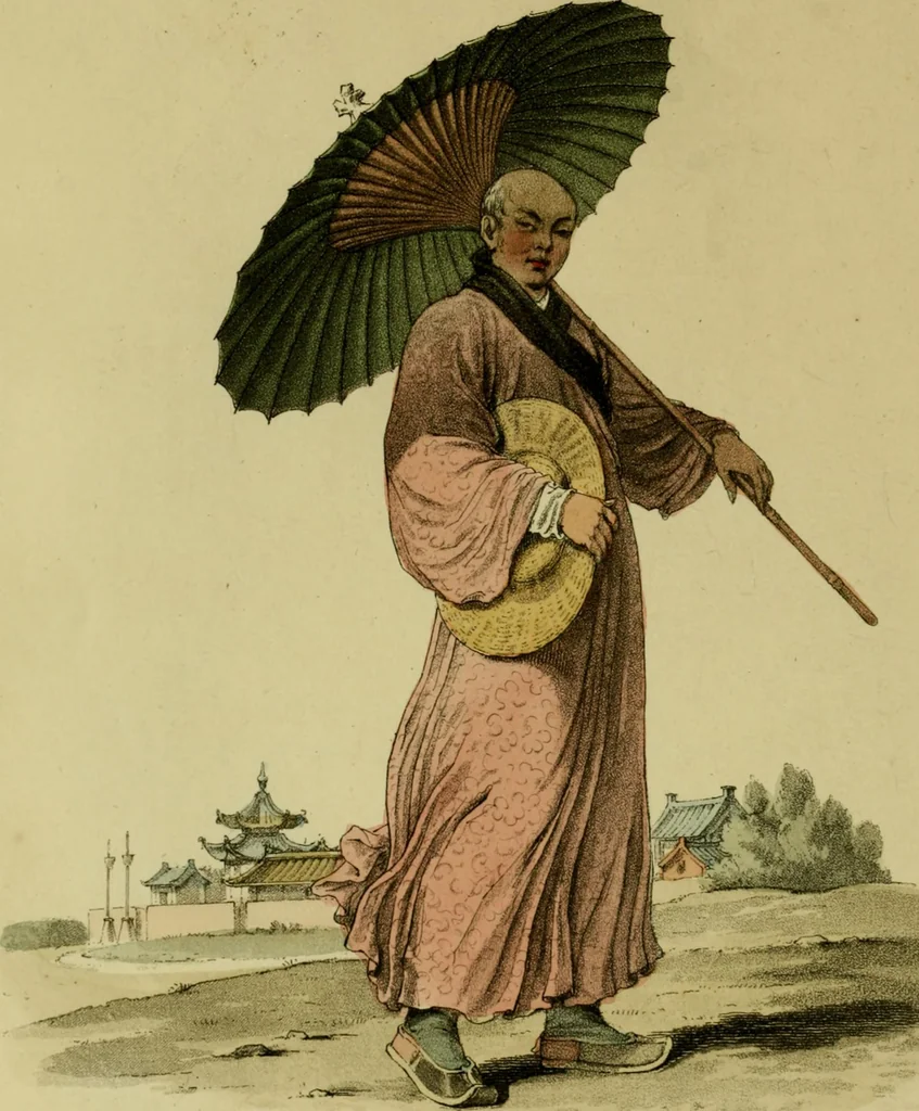 An illustration from Picturesque representations of the dress and manners of the Chinese. Illustrated in fifty coloured engravings, with descriptions, 1814, leaf 51