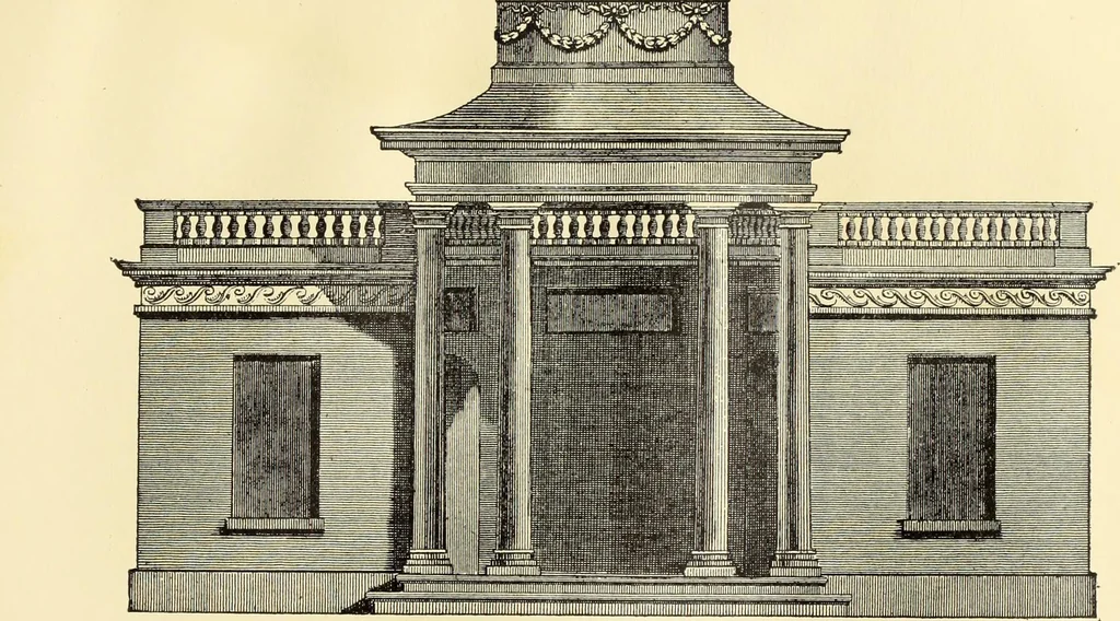 An illustration from A reprint of The country builder's assistant, The American builder's companion, The rudiments of architecture, The practical house carpenter, Practice of architecture, 1917, leaf 100