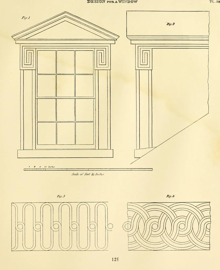 An illustration from A reprint of The country builder's assistant, The American builder's companion, The rudiments of architecture, The practical house carpenter, Practice of architecture, 1917, leaf 134