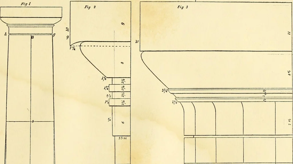 An illustration from A reprint of The country builder's assistant, The American builder's companion, The rudiments of architecture, The practical house carpenter, Practice of architecture, 1917, leaf 150