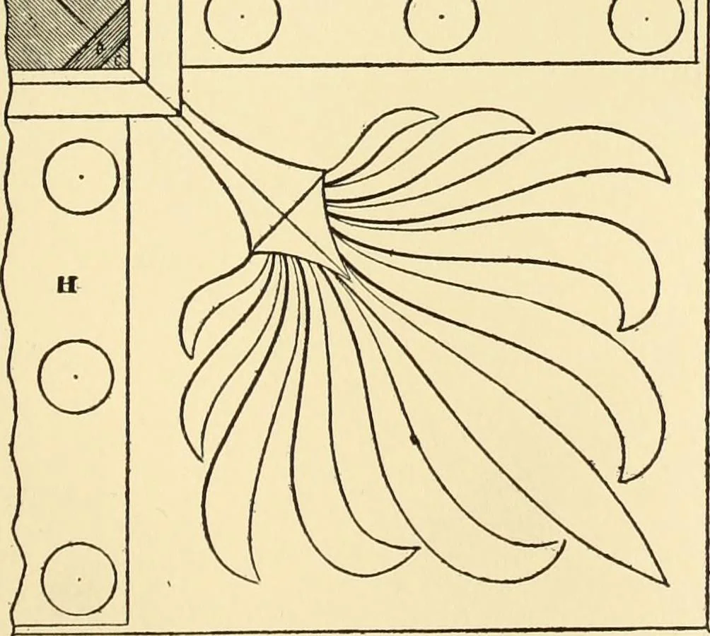 An illustration from A reprint of The country builder's assistant, The American builder's companion, The rudiments of architecture, The practical house carpenter, Practice of architecture, 1917, leaf 152