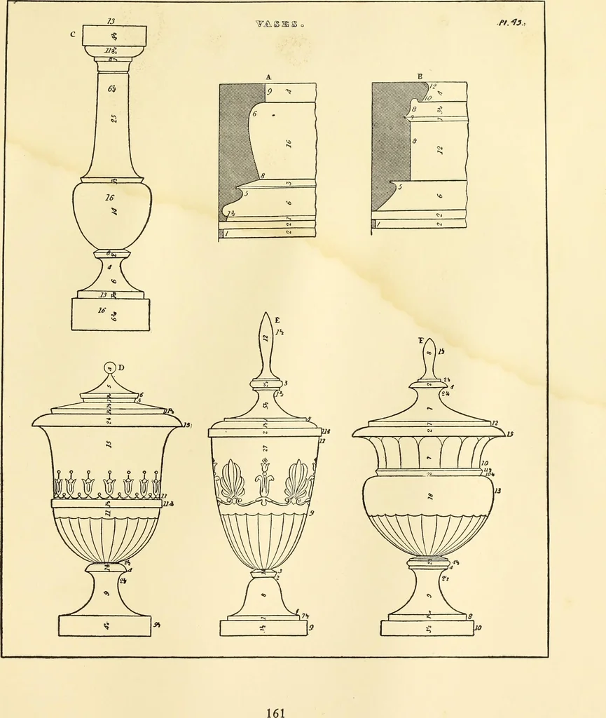 An illustration from A reprint of The country builder's assistant, The American builder's companion, The rudiments of architecture, The practical house carpenter, Practice of architecture, 1917, leaf 178
