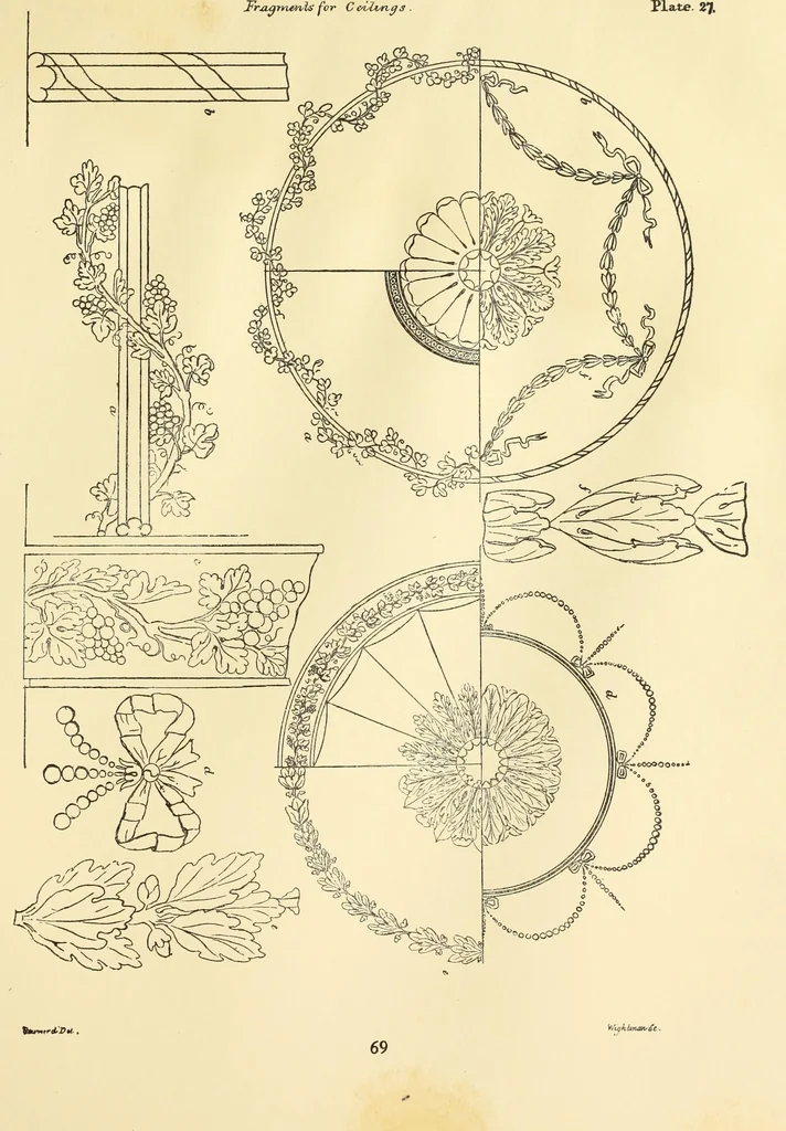 An illustration from A reprint of The country builder's assistant, The American builder's companion, The rudiments of architecture, The practical house carpenter, Practice of architecture, 1917, leaf 78