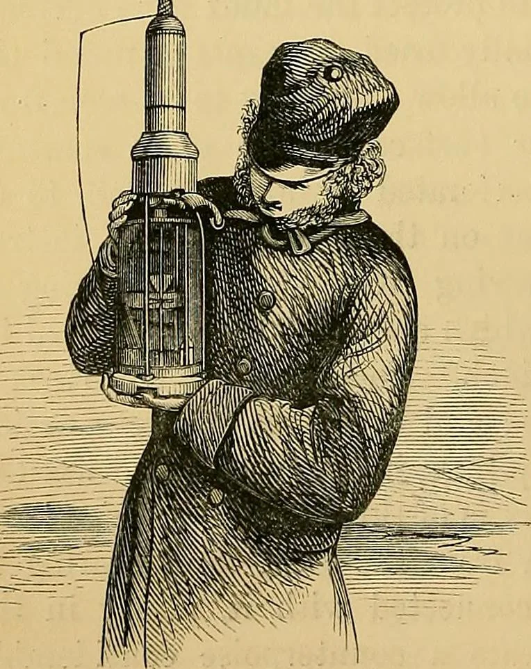 An illustration from Reprint of papers on electrostatics and magnetism, 1872, leaf 223