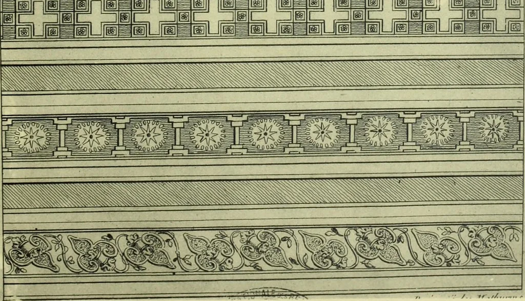 An illustration from Reproduction des uvres de Huquier & Gillot, Epoque Louis XV, 1903, leaf 28