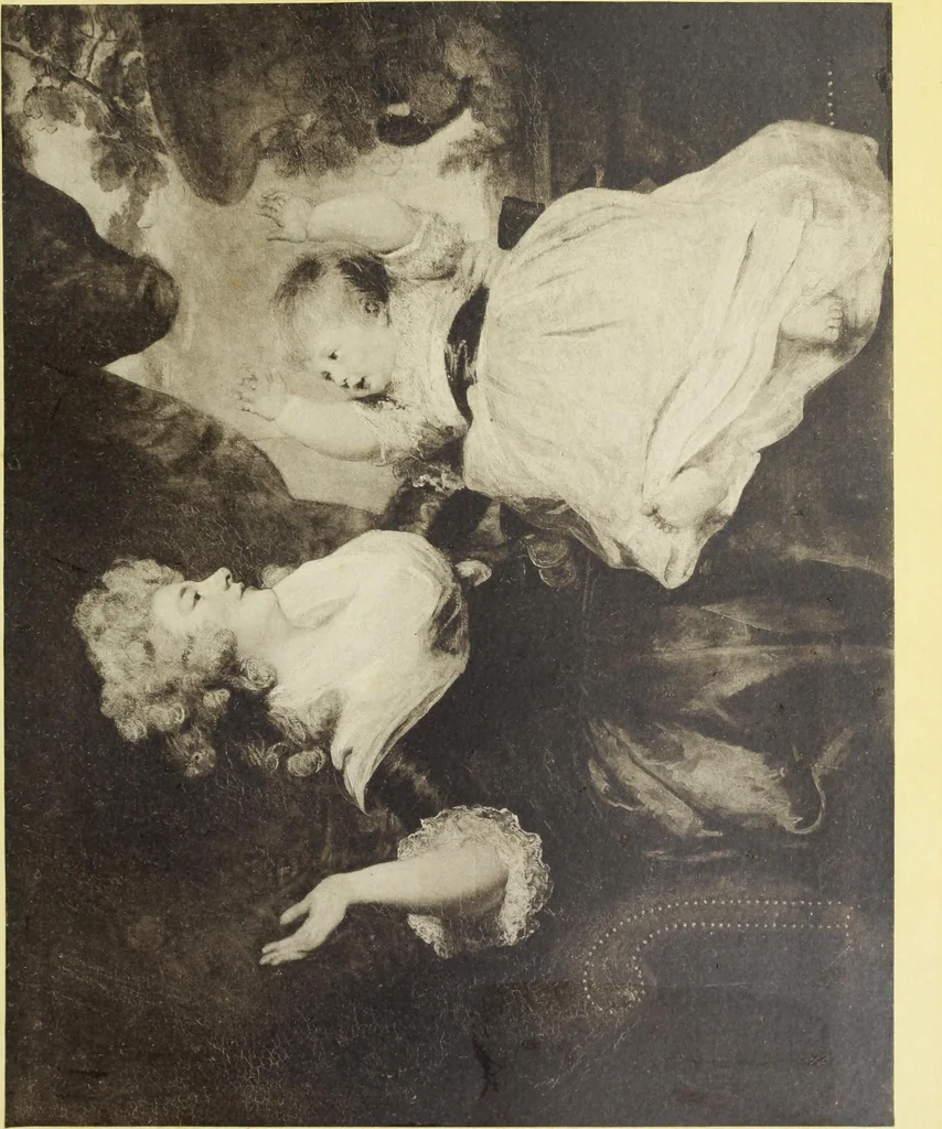 An illustration from Reproductions by the collotype process of some of the works in the loan exhibition of pictures, held in the Art Gallery of the Corporation of London, at the Guildhall, 1892 : with descriptive and biographical letterpress, 1892, leaf 102