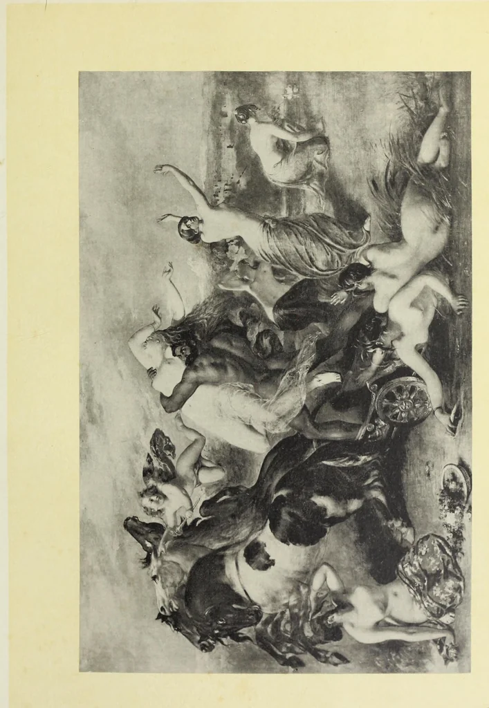 An illustration from Reproductions by the collotype process of some of the works in the loan exhibition of pictures, held in the Art Gallery of the Corporation of London, at the Guildhall, 1892 : with descriptive and biographical letterpress, 1892, leaf 122