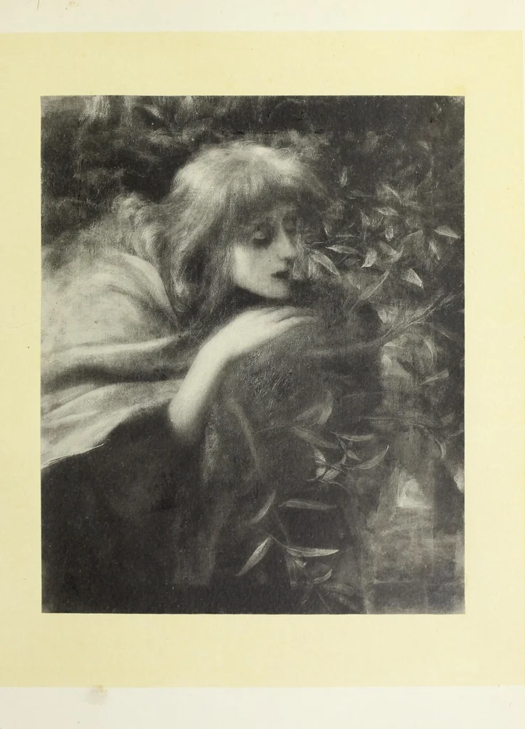 An illustration from Reproductions by the collotype process of some of the works in the loan exhibition of pictures, held in the Art Gallery of the Corporation of London, at the Guildhall, 1892 : with descriptive and biographical letterpress, 1892, leaf 130