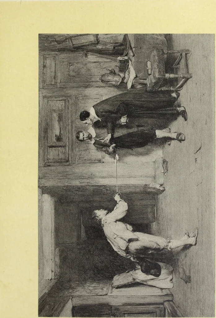 An illustration from Reproductions by the collotype process of some of the works in the loan exhibition of pictures, held in the Art Gallery of the Corporation of London, at the Guildhall, 1892 : with descriptive and biographical letterpress, 1892, leaf 138