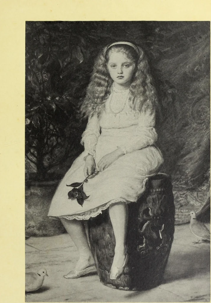 An illustration from Reproductions by the collotype process of some of the works in the loan exhibition of pictures, held in the Art Gallery of the Corporation of London, at the Guildhall, 1892 : with descriptive and biographical letterpress, 1892, leaf 142