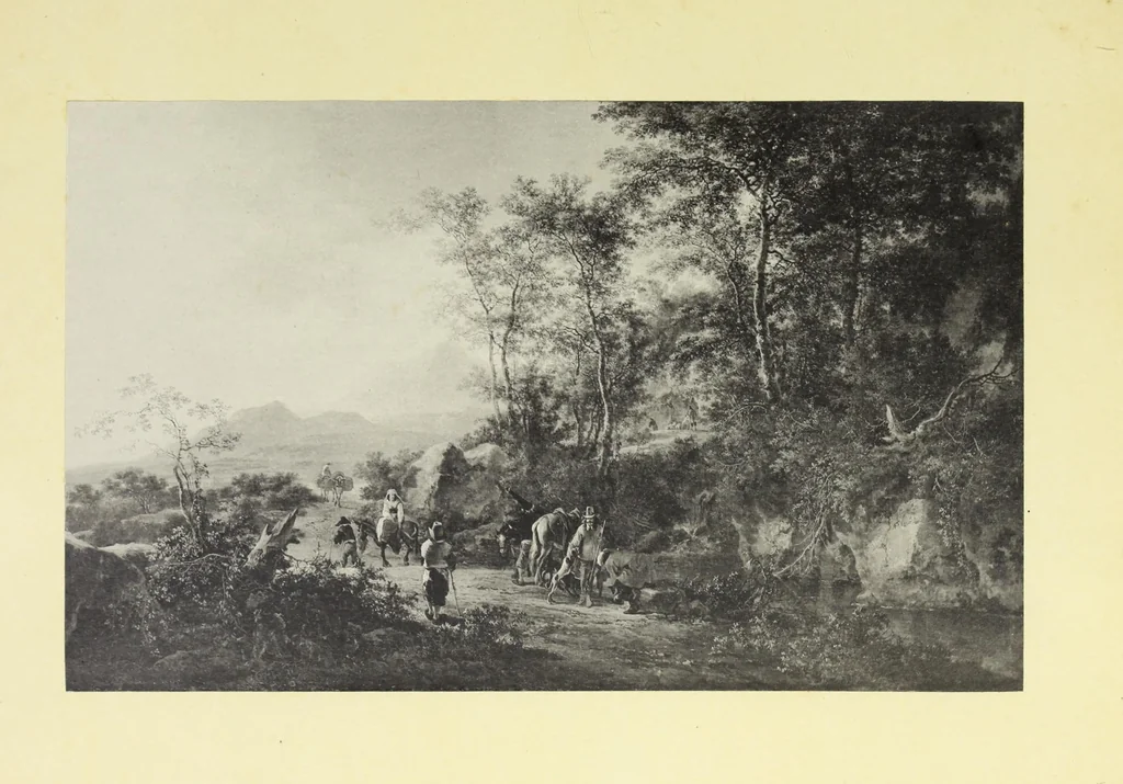 An illustration from Reproductions by the collotype process of some of the works in the loan exhibition of pictures, held in the Art Gallery of the Corporation of London, at the Guildhall, 1892 : with descriptive and biographical letterpress, 1892, leaf 42