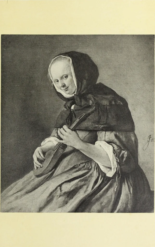 An illustration from Reproductions by the collotype process of some of the works in the loan exhibition of pictures, held in the Art Gallery of the Corporation of London, at the Guildhall, 1892 : with descriptive and biographical letterpress, 1892, leaf 46