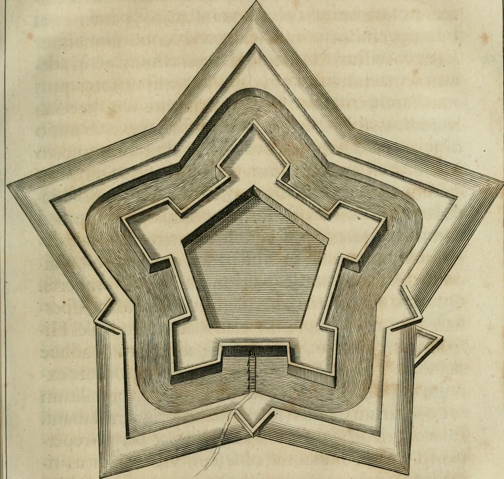 An illustration from Rerum ad sylvam-dvcis atave alibi in Belgio aut Belgis anno [1629] gestarum historia, 1631, leaf 66
