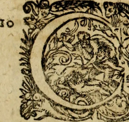 An illustration from Rerum Alamannicarum scriptores aliquot vetusti : à quibus Alamannorum qui nunc partim Suevis, partim Helvetiis cessere, historiae tam saeculares, quam ecclesiasticae traditae sunt : tribus tomis divisi, cum glossis rerum et verborum difficiliorum, ex bibliotheca Melchioris Haiminsfeldii Goldasti. Cum indice rerum & verborum accuratissimo, 1661, leaf 1070