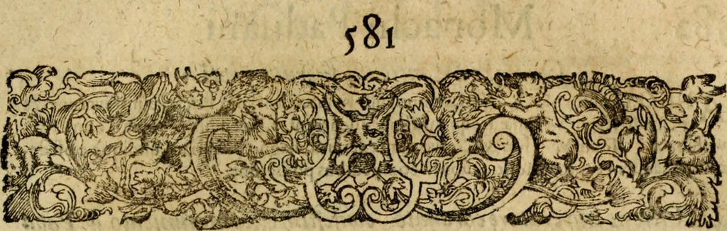 An illustration from Rerum Alamannicarum scriptores aliquot vetusti : à quibus Alamannorum qui nunc partim Suevis, partim Helvetiis cessere, historiae tam saeculares, quam ecclesiasticae traditae sunt : tribus tomis divisi, cum glossis rerum et verborum difficiliorum, ex bibliotheca Melchioris Haiminsfeldii Goldasti. Cum indice rerum & verborum accuratissimo, 1661, leaf 1242