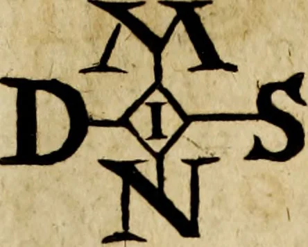 An illustration from Rerum Alamannicarum scriptores aliquot vetusti : à quibus Alamannorum qui nunc partim Suevis, partim Helvetiis cessere, historiae tam saeculares, quam ecclesiasticae traditae sunt : tribus tomis divisi, cum glossis rerum et verborum difficiliorum, ex bibliotheca Melchioris Haiminsfeldii Goldasti. Cum indice rerum & verborum accuratissimo, 1661, leaf 351