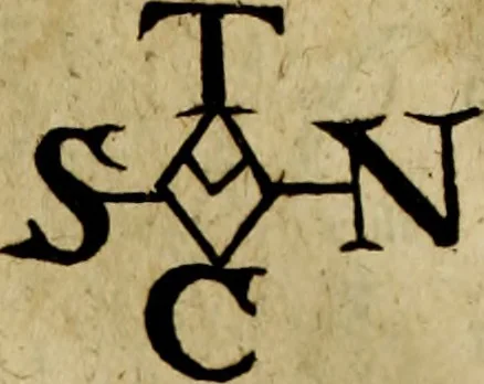 An illustration from Rerum Alamannicarum scriptores aliquot vetusti : à quibus Alamannorum qui nunc partim Suevis, partim Helvetiis cessere, historiae tam saeculares, quam ecclesiasticae traditae sunt : tribus tomis divisi, cum glossis rerum et verborum difficiliorum, ex bibliotheca Melchioris Haiminsfeldii Goldasti. Cum indice rerum & verborum accuratissimo, 1661, leaf 351