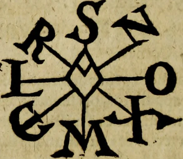 An illustration from Rerum Alamannicarum scriptores aliquot vetusti : à quibus Alamannorum qui nunc partim Suevis, partim Helvetiis cessere, historiae tam saeculares, quam ecclesiasticae traditae sunt : tribus tomis divisi, cum glossis rerum et verborum difficiliorum, ex bibliotheca Melchioris Haiminsfeldii Goldasti. Cum indice rerum & verborum accuratissimo, 1661, leaf 351