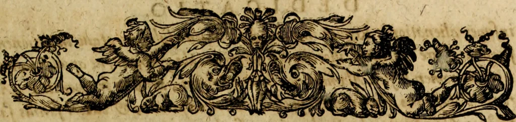 An illustration from Rerum Alamannicarum scriptores aliquot vetusti : à quibus Alamannorum qui nunc partim Suevis, partim Helvetiis cessere, historiae tam saeculares, quam ecclesiasticae traditae sunt : tribus tomis divisi, cum glossis rerum et verborum difficiliorum, ex bibliotheca Melchioris Haiminsfeldii Goldasti. Cum indice rerum & verborum accuratissimo, 1661, leaf 8