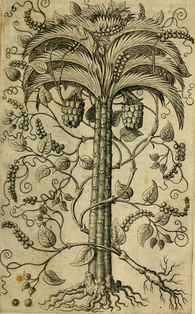 An illustration from Rerum medicarum Novae Hispaniae thesaurus, seu, Plantarum animalium mineralium Mexicanorum historia, 1651, leaf 204
