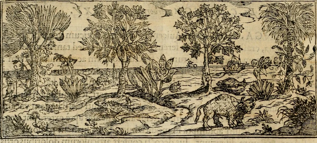 An illustration from Rerum medicarum Novae Hispaniae thesaurus, seu, Plantarum animalium mineralium Mexicanorum historia, 1651, leaf 81
