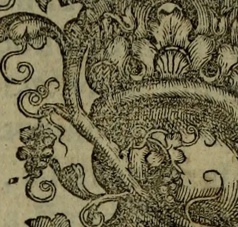 An illustration from Rervm anglicarvm scriptores post Bedam praecipvi, 1596, leaf 10
