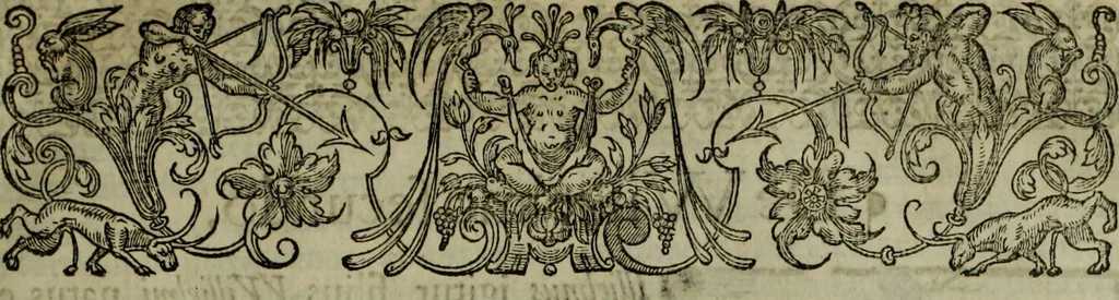 An illustration from Rervm anglicarvm scriptores post Bedam praecipvi, 1596, leaf 142