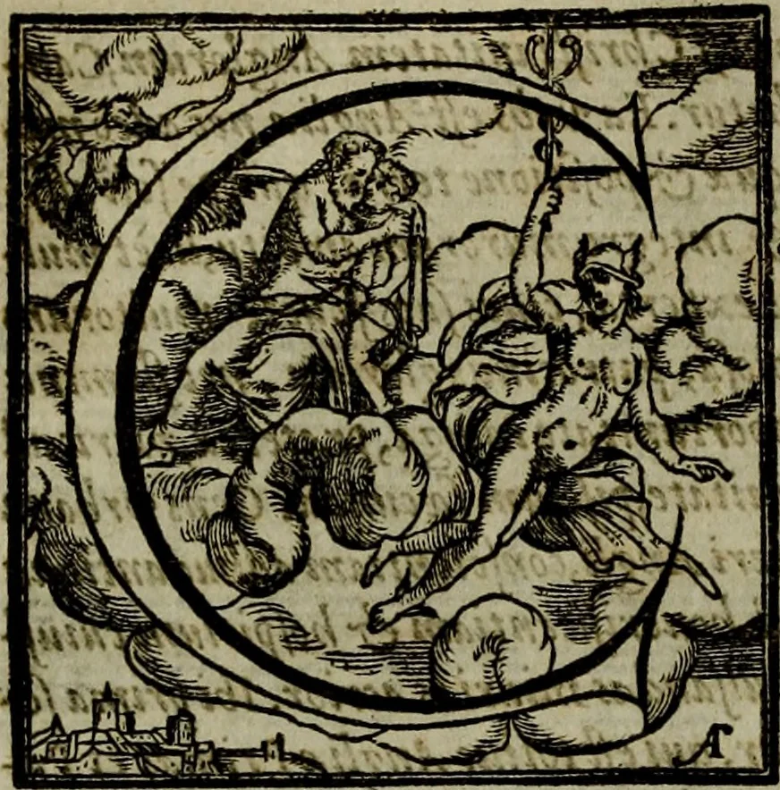 An illustration from Rervm anglicarvm scriptores post Bedam praecipvi, 1596, leaf 231