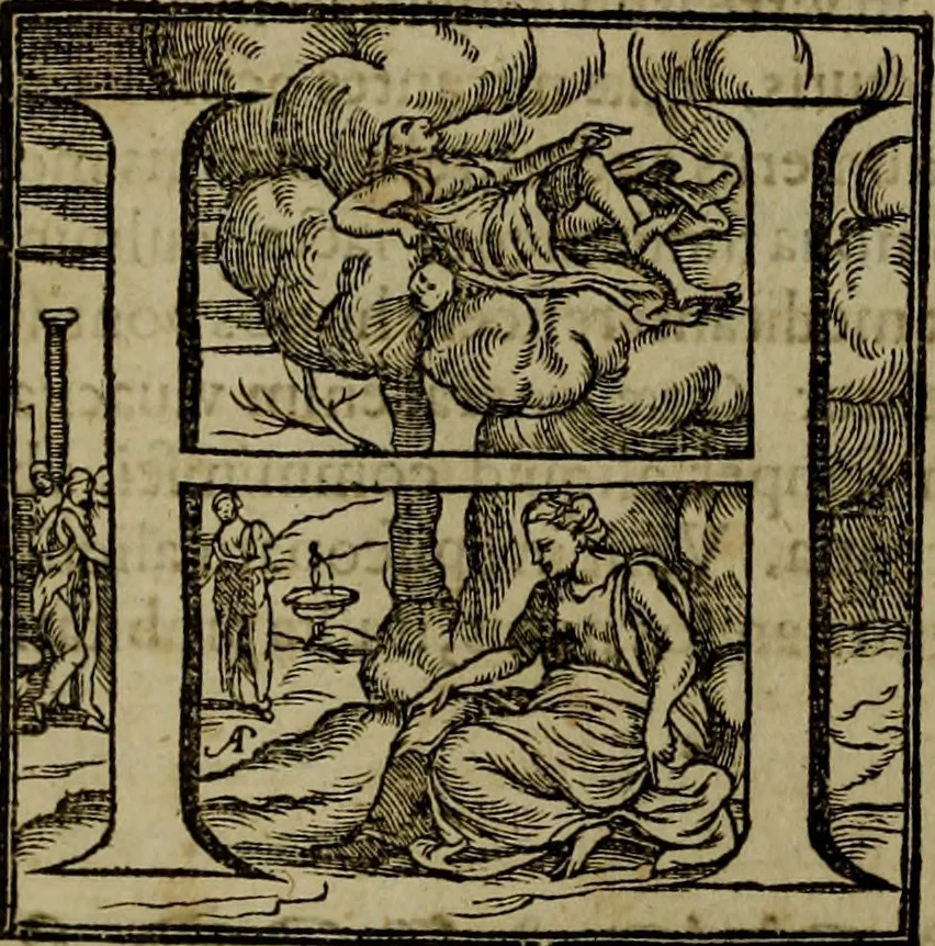An illustration from Rervm anglicarvm scriptores post Bedam praecipvi, 1596, leaf 275