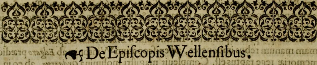 An illustration from Rervm anglicarvm scriptores post Bedam praecipvi, 1596, leaf 295