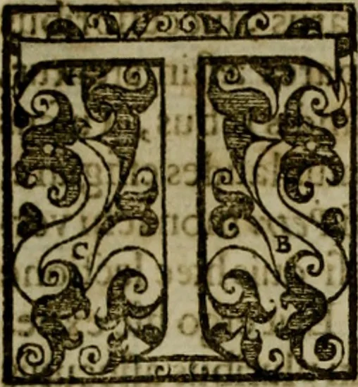An illustration from Rervm anglicarvm scriptores post Bedam praecipvi, 1596, leaf 295